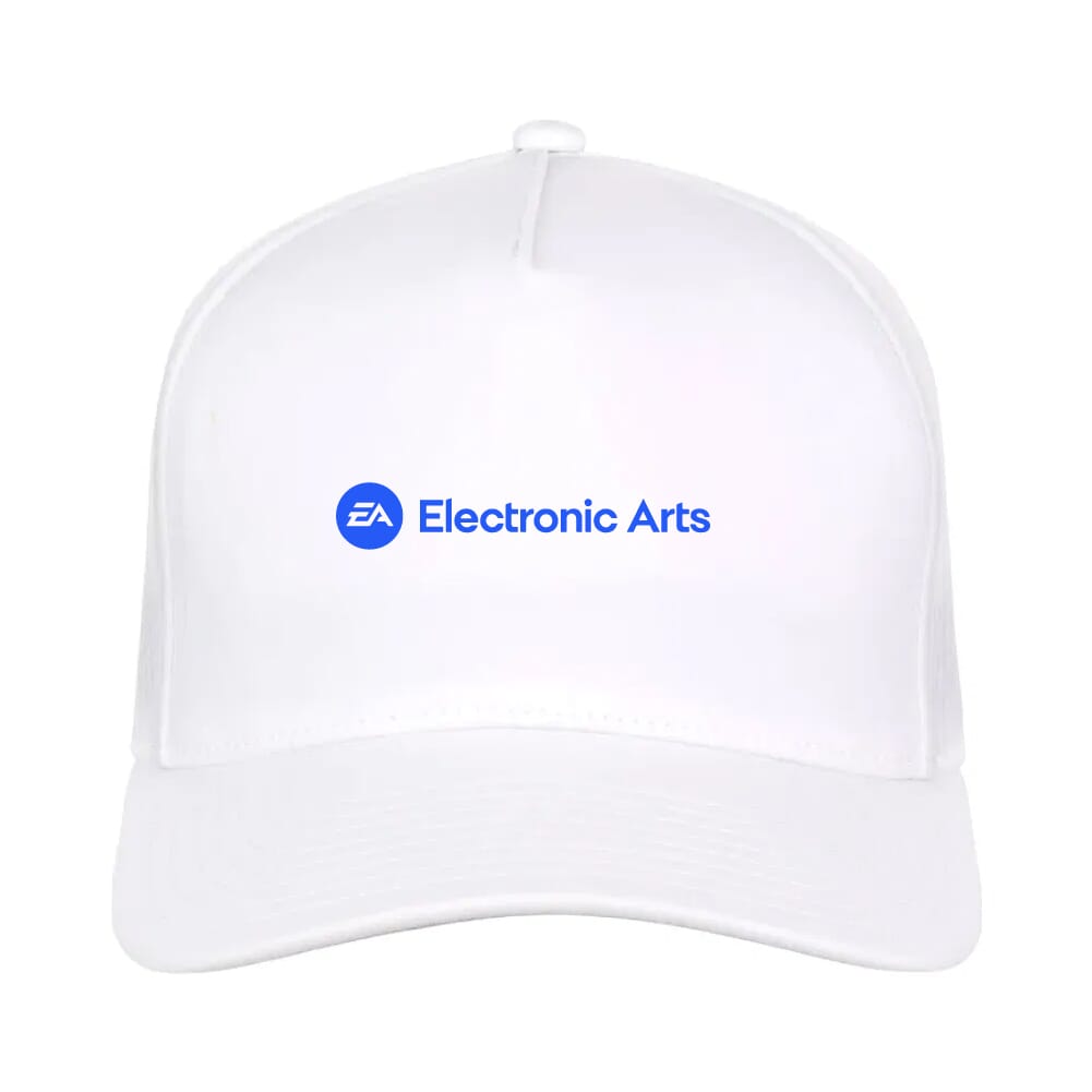 Generic Customized 5-Panel Cap-White